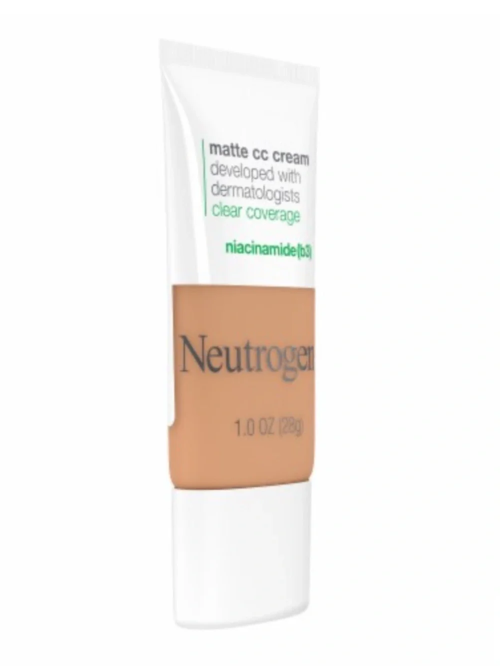 NEW! Neutrogena Clear Coverage Flawless Matte CC Cream Oil & Frag Free Wheat